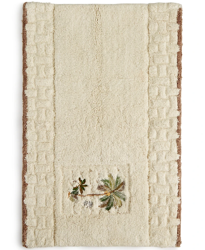 Avanti Colony Palm Tree Plush Cotton Bath Rug, 20" x 30"