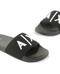 A|X Armani Exchange Men's Mykonos Slide Sandals
