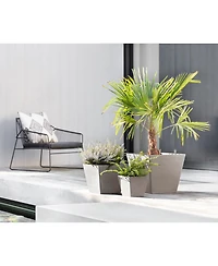 Ecopots Rotterdam Durable Indoor and Outdoor Planter, 16in