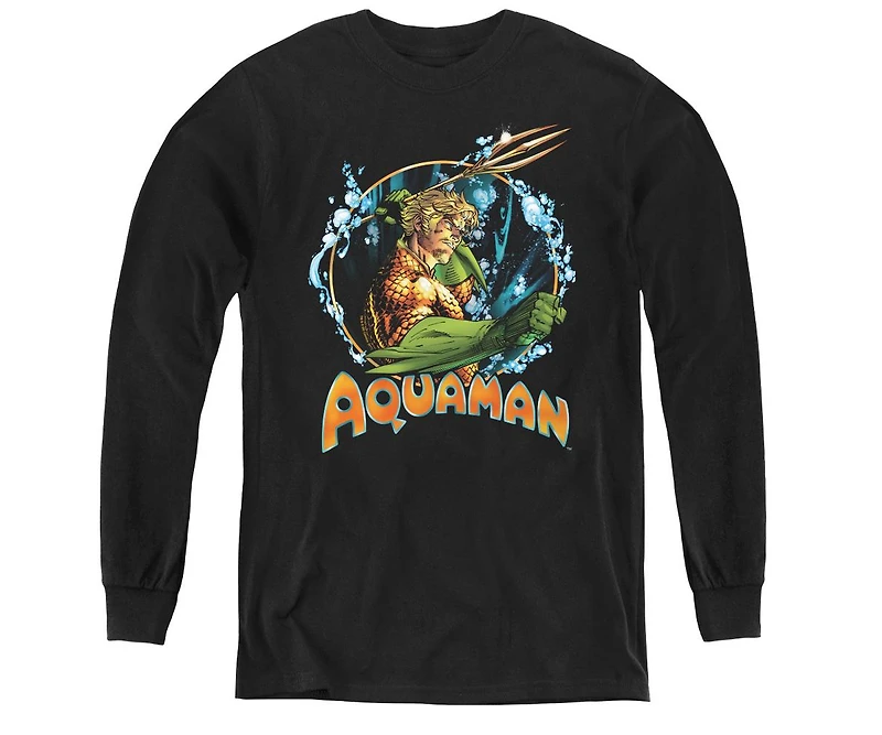 Justice League Boys Of America Youth Ruler The Seas Long Sleeve Sweatshirts