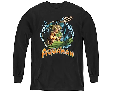 Justice League Boys Of America Youth Ruler The Seas Long Sleeve Sweatshirts