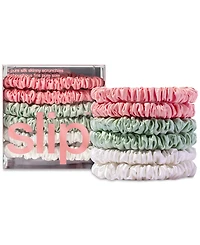 Slip -Pc. Pure Silk Skinny Scrunchies Set