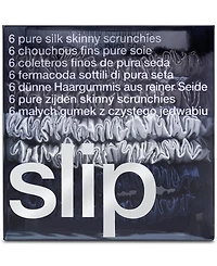 Slip -Pc. Pure Silk Skinny Scrunchies Set