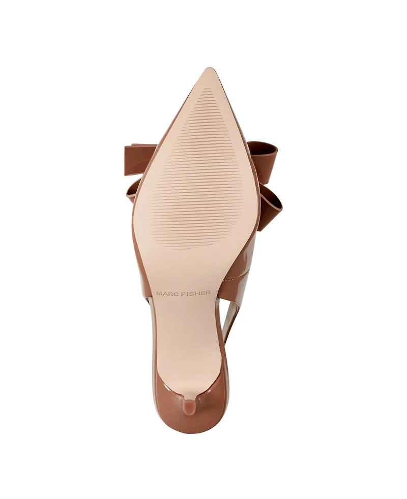 Marc Fisher Women's Allon Bow Slingback Pumps