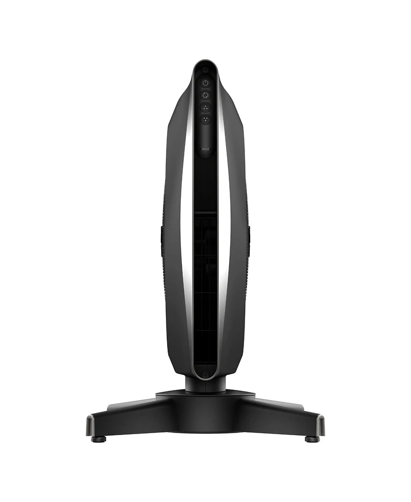 Vornado Strata Compact Oscillating Tower Fan with Remote, 19 Inch, High Velocity Air Circulator