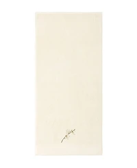 Boss Home Almond Flowers Embroidered Cotton Bath Towel, 28" x 55"
