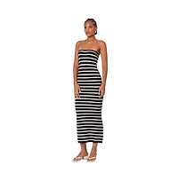 Edikted Women's Knit Back Slitted Maxi Dress