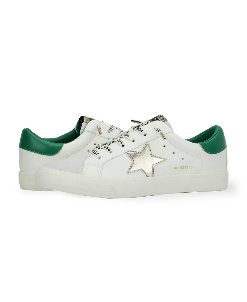 Grande - White Gold Green Pop Women's's Sneaker by