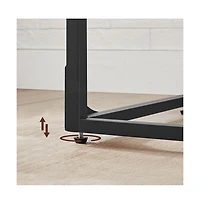 Slim C-Shaped End Table for Sofa or Bedside Use, Ideal as Snack Tv Tray