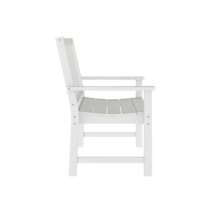 Cressly All Weather Recycled Hdpe Bench For Indoor And Outdoor Use