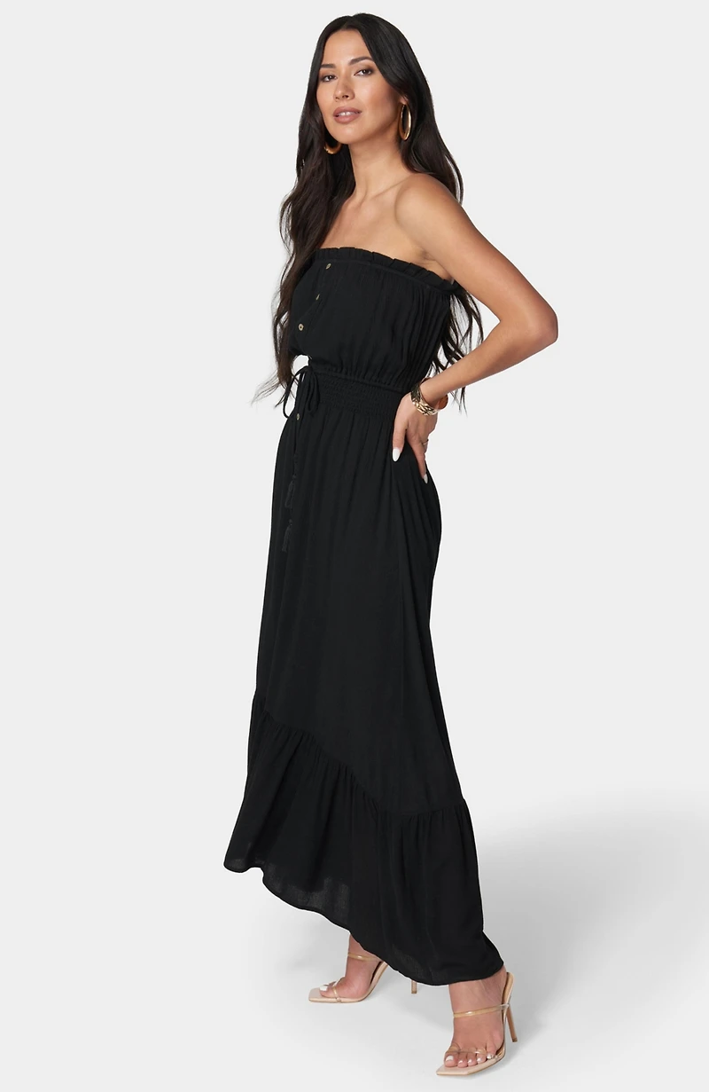 Bebe Women's Strapless Maxi Dress