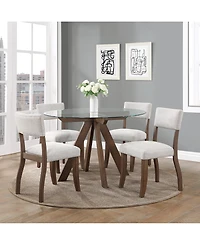 Closeout! Gardley Dining 5-Pc. Set (Table & 4 Chairs), Created for Macy's
