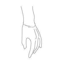 Bling Jewelry Delicate Dainty Cz Accent Infinity Heart Bolo Bracelet Sterling Silver Rhodium Plated Adjustable Slide 7"