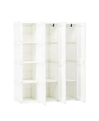 Sugift Foldable Closet Clothes Organizer with 12 Cubby Storage