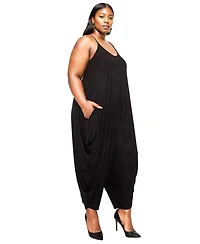 L I V D Plus Quinn Pocket Jumpsuit