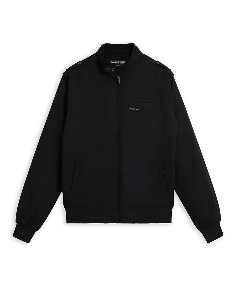 Members Only Women's Classic Iconic Racer Jacket (Slim Fit)