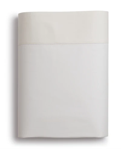 Sferra Fiona Sateen Cotton Flat Sheet, Full/Queen