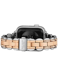 Kate Spade New York Women's two-tone stainless steel band for apple watch, 38,40,41,42,44,45,49mm