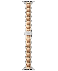 Kate Spade New York Women's two-tone stainless steel band for apple watch, 38,40,41,42,44,45,49mm