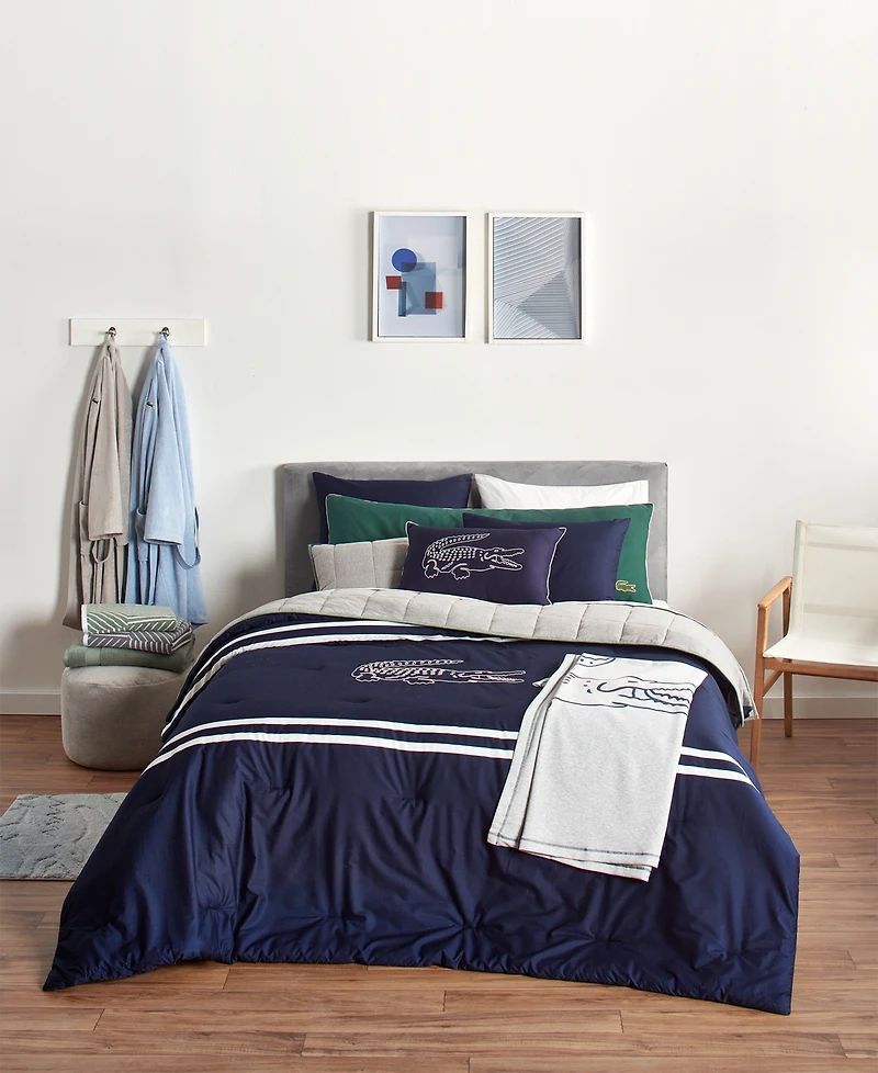 Lacoste Home Big Croc -Pc. Comforter Set