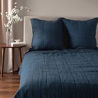 French Linen Box Stitch Quilt - King/Cal King