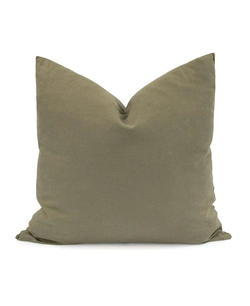 French Linen Decorative Throw Pillow