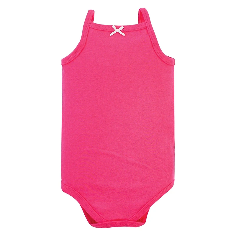 Hudson Baby Girls Cotton Sleeveless Bodysuits