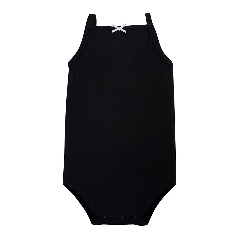 Hudson Baby Girls Soft Cotton Sleeveless Onesies