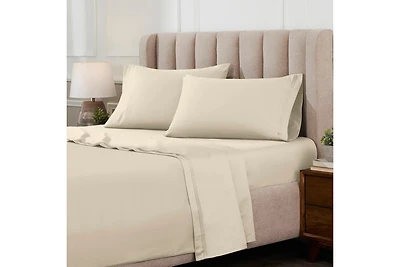 Superior 1000-tc Egyptian Cotton Solid Deep Pocket Sheet Set, California King