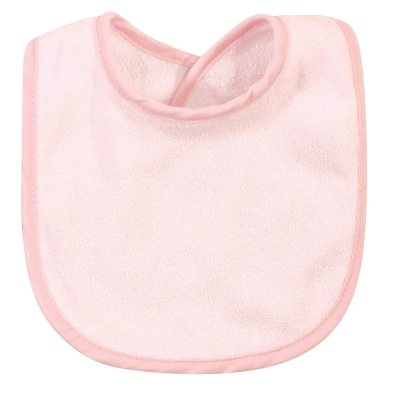 Hudson Baby Girls Cotton and Polyester Bibs