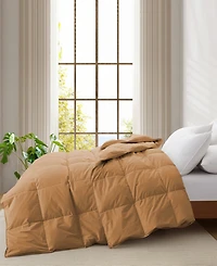 Unikome Cotton Goose Down Feather Fiber Comforter