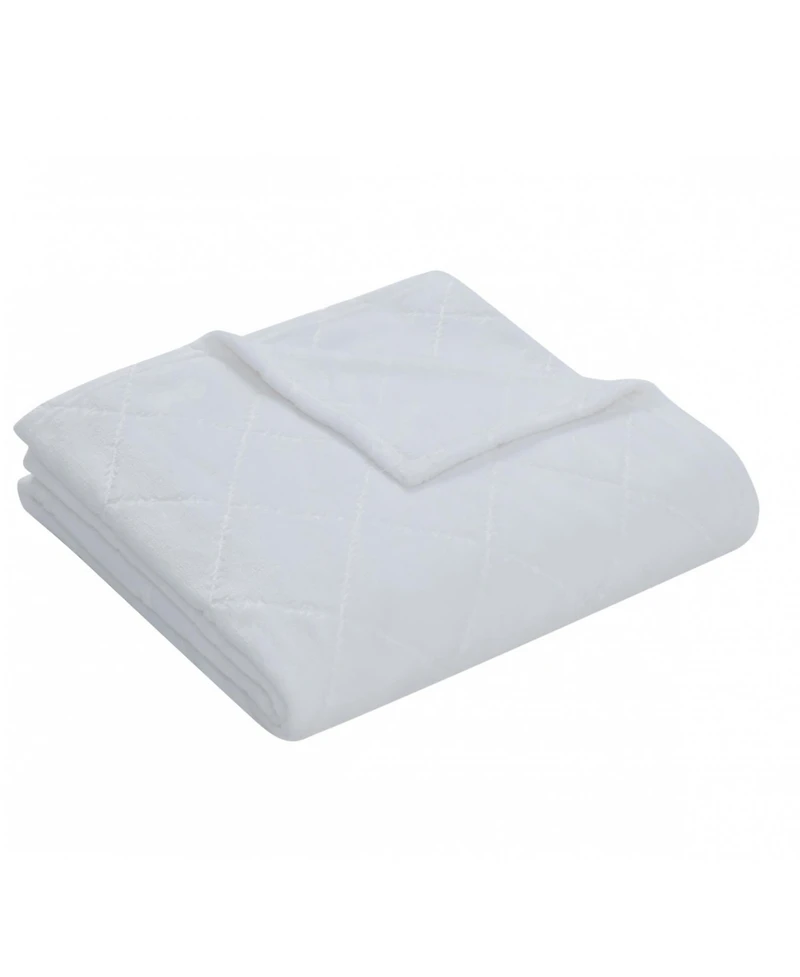 Kate Aurora Ultra Plush Contemporary Geometric Hypoellergenic Accent Throw Blanket - 50 in. W x 60 in. L