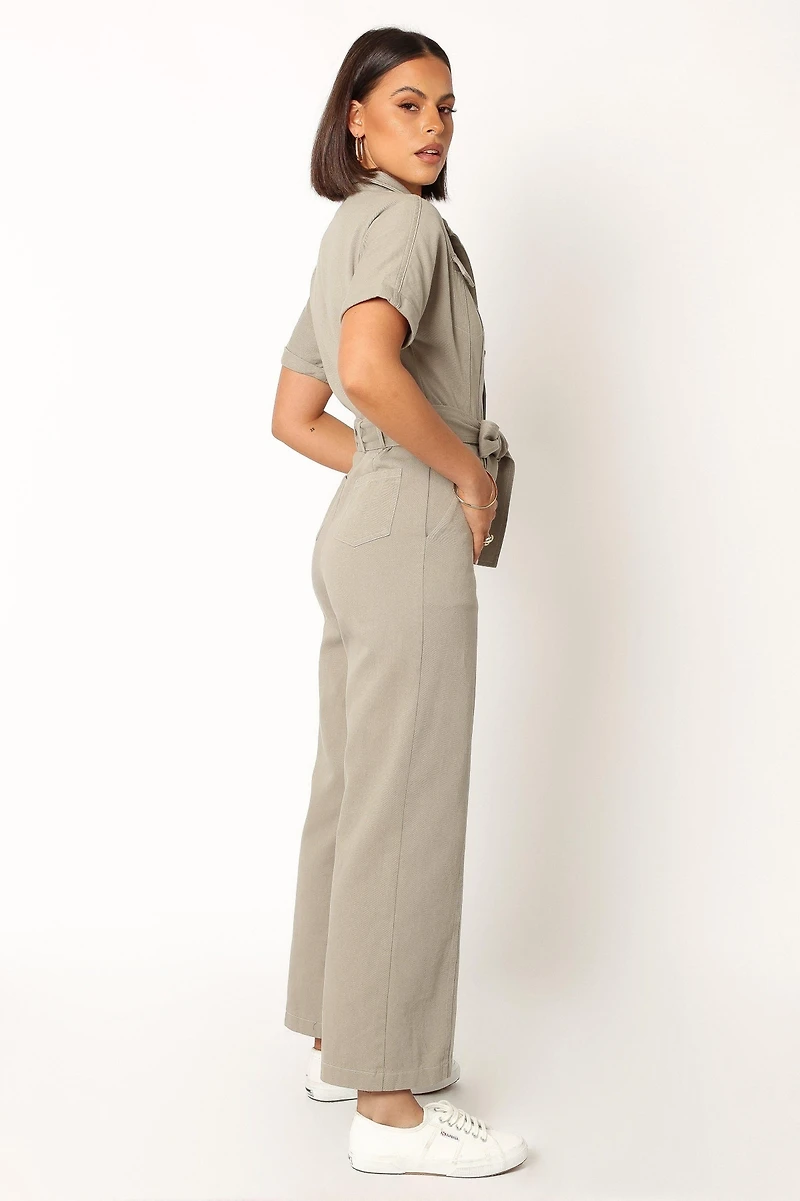 Petal and Pup Women's Demi Contrast Stitch Jumpsuit