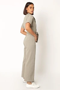 Petal and Pup Women's Demi Contrast Stitch Jumpsuit