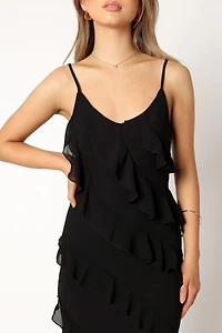 Petal and Pup Women's Ciao Ruffles Maxi Dress