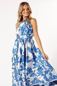 Naomi One Shoulder Midi Dress