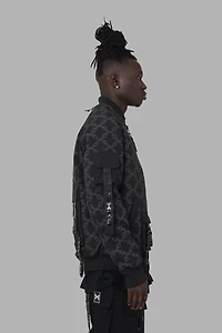 Dxxmlife Men's L-4 A Chain Gang Bomber Jacket