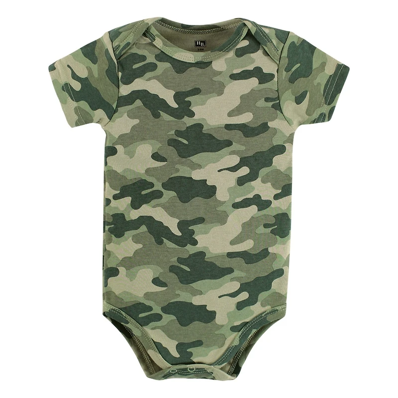 Hudson Baby Boys Cotton Bodysuits