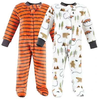 Hudson Baby Boys Ultra-Soft Plush Lounging & Play Garment