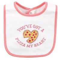 Hudson Baby Infant Girl Cotton Bibs
