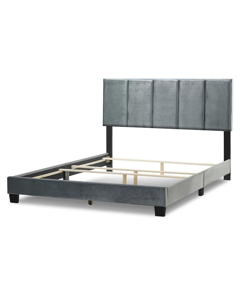 Glamour Home 46.5" Arty Polyester, Rubberwood Twin Bed
