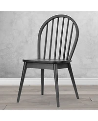 Glamour Home 36.22" Astra Rubberwood Dining Chair