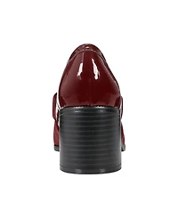 Bandolino Women's Korrar Bow Stacked Block Heel Loafers