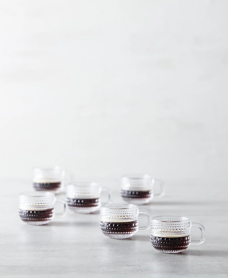 Fortessa Jupiter Clear Espresso Cup 3oz, Set of 6