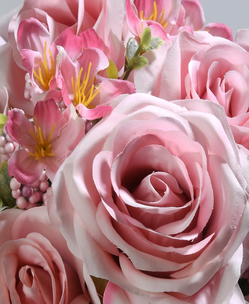 National Tree Company 19 Pink Rose Bundle