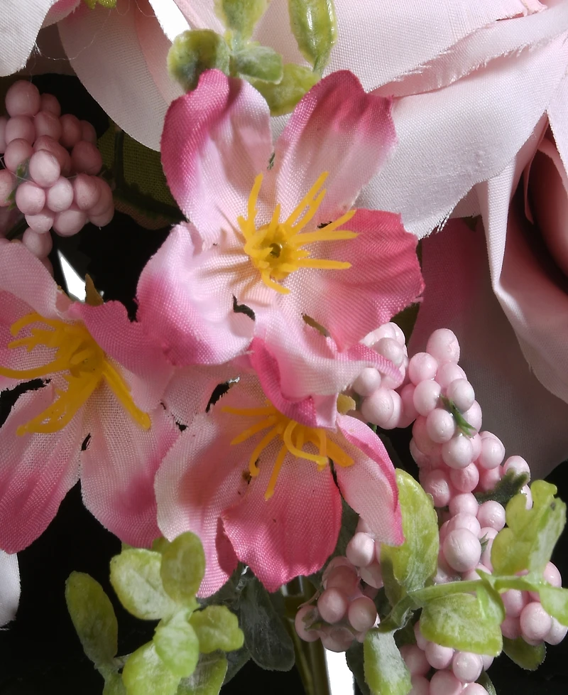 National Tree Company 19 Pink Rose Bundle