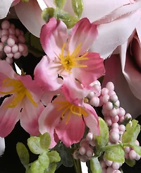 National Tree Company 19 Pink Rose Bundle
