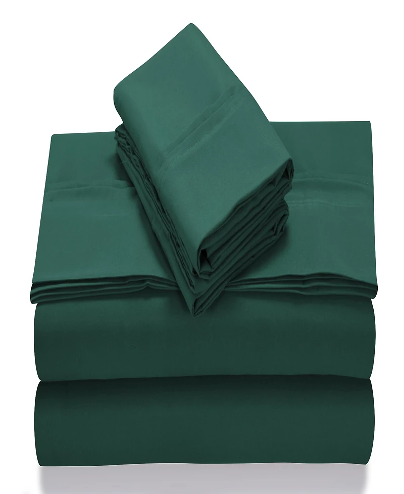 Tribeca Living Super Soft Solid Easy-Care Extra Deep Pocket Sheet Set