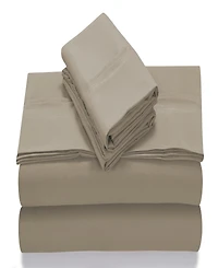 Tribeca Living Super Soft Solid Easy-Care Extra Deep Pocket Sheet Set