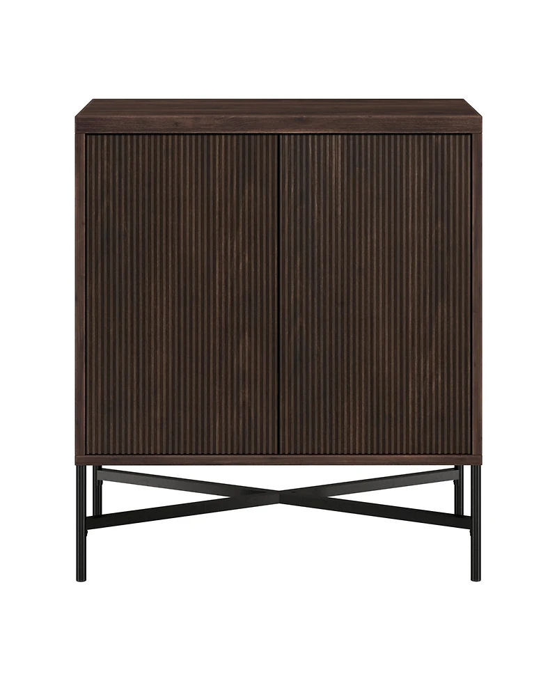 Hudson & Canal Brighton 28" Wide Rectangular Accent Cabinet in Alder